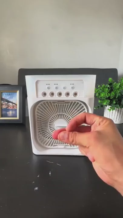 Portable Mini Air Cooler – 3-in-1 Fan, Cooler & Humidifier for Instant Cooling